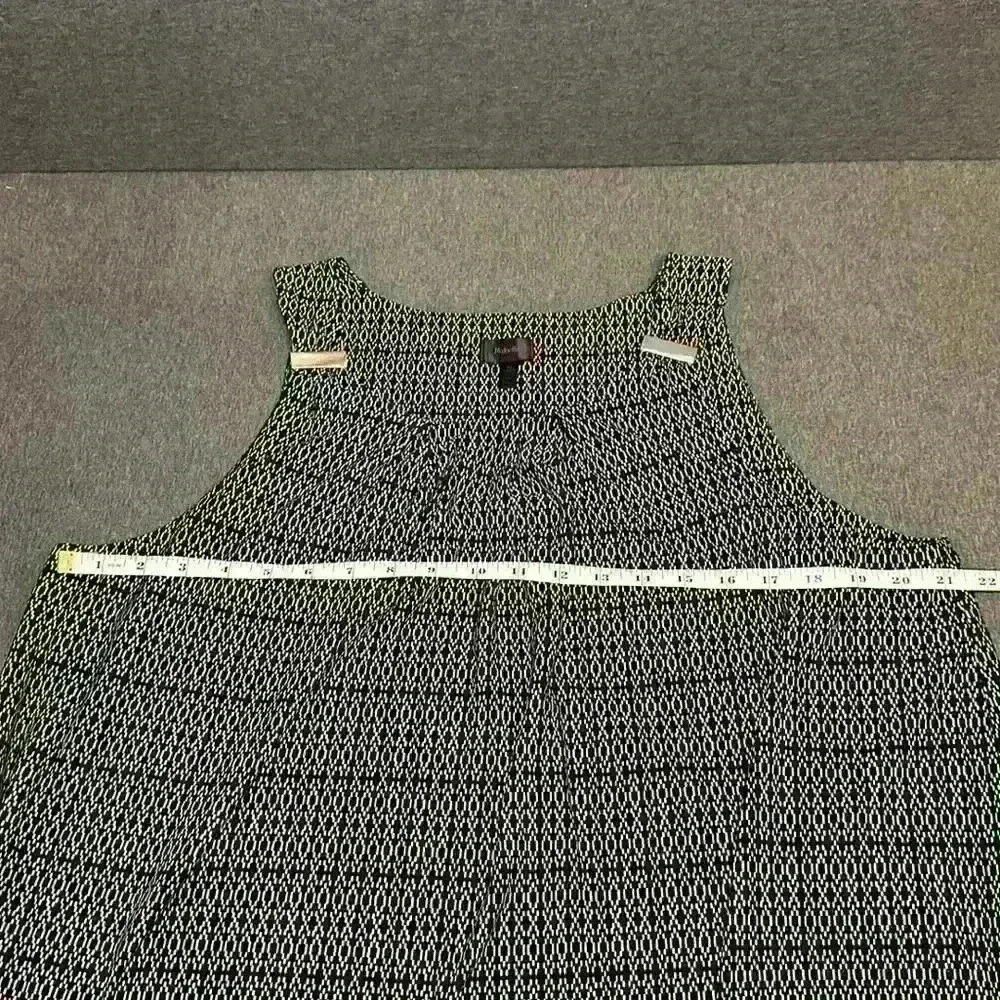 Rafaela Black & White Stylish Sleeveless Tank with Silver Clasps Women’s Size XL - Picture 6 of 9